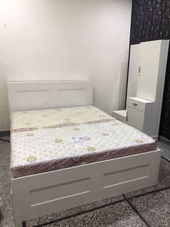 IKEA Bed with Mattress, Dressing