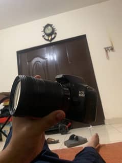 Canon 550D with efs 18-135mm lens