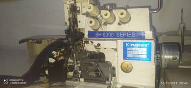 Kingtex 6000 overlock machine available for sell