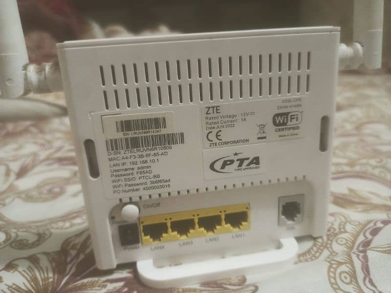 PTCL internet model 1