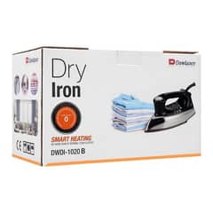 dawlance dry iron model no DWDI-1020 in two color white and black