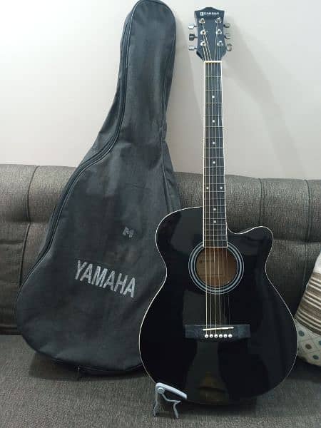 Guitar with bag,capo and pick 3