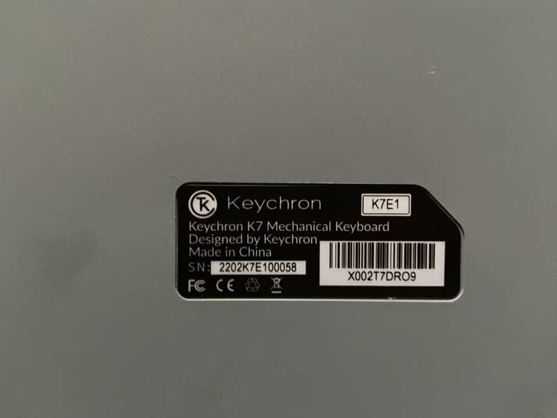 Keychron K7 Pro Wireless Mechanical Keyboard (RGB) + Black Keycaps 1