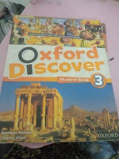 Oxford discover text book and  workbook