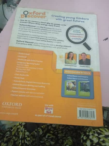 Oxford discover text book and  workbook 3