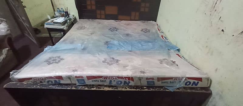Double Bed With Mattress ( Due to shifting) 5