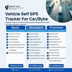 GPS Tracker for car and byke With life time app 0