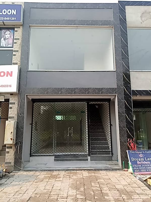 2.25Marla commercial plaza for sale nearly 3 story approved 2 story rental value 80 behria orchard lahore 0