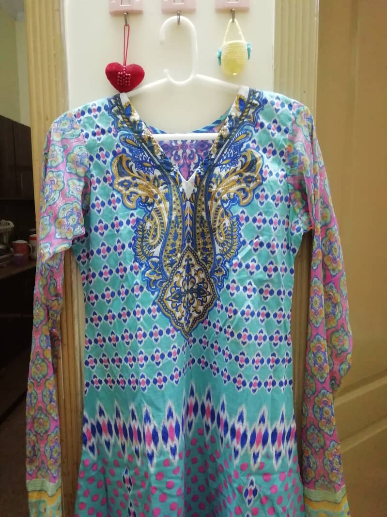 Printed lawn dress 3