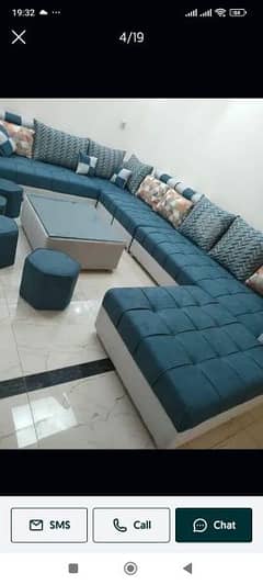 new u shape sofa set for
