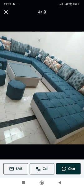 new u shape sofa set for 0