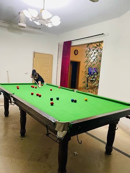 Snooker Table Home Used in Perfect Condition 5