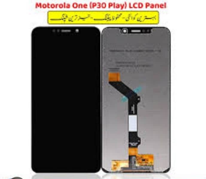 Motorola Orignal Lcd panels and Part's are available 3