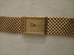 longines 18 k gold watch