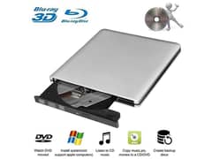 External Blu Ray DVD Drive CD USB 3.0 Burner 3D Blu-Ray DVD Player