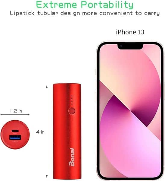 BONAI PORTABLE CHARGER POWER BANK 5000 MAH EXTERNAL BATTERY 1