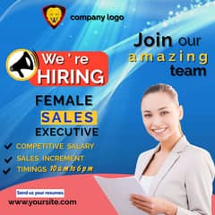 We need female staff for our office