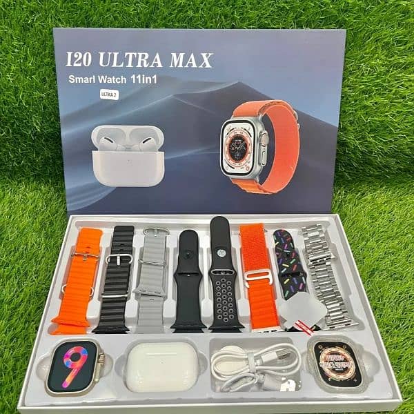 10 in 1 smart watch with Air Pods combo 0