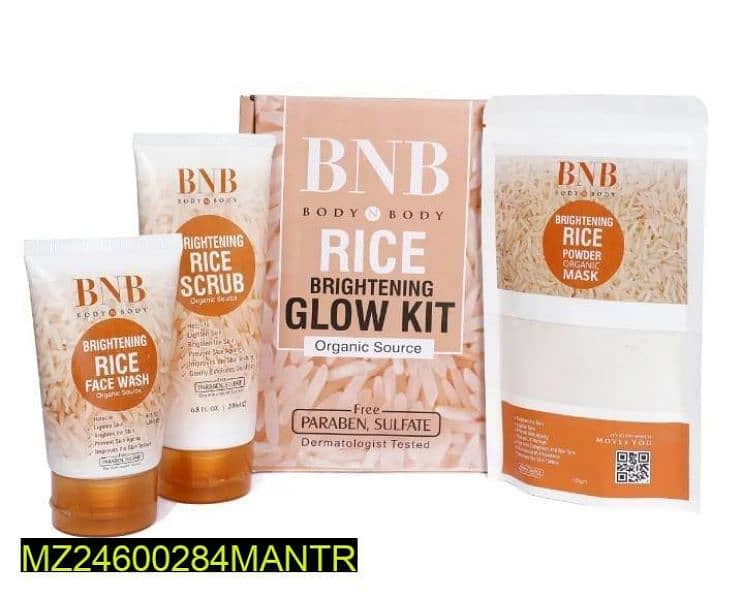 Rice Brightening And Glowing Facial Kit 1