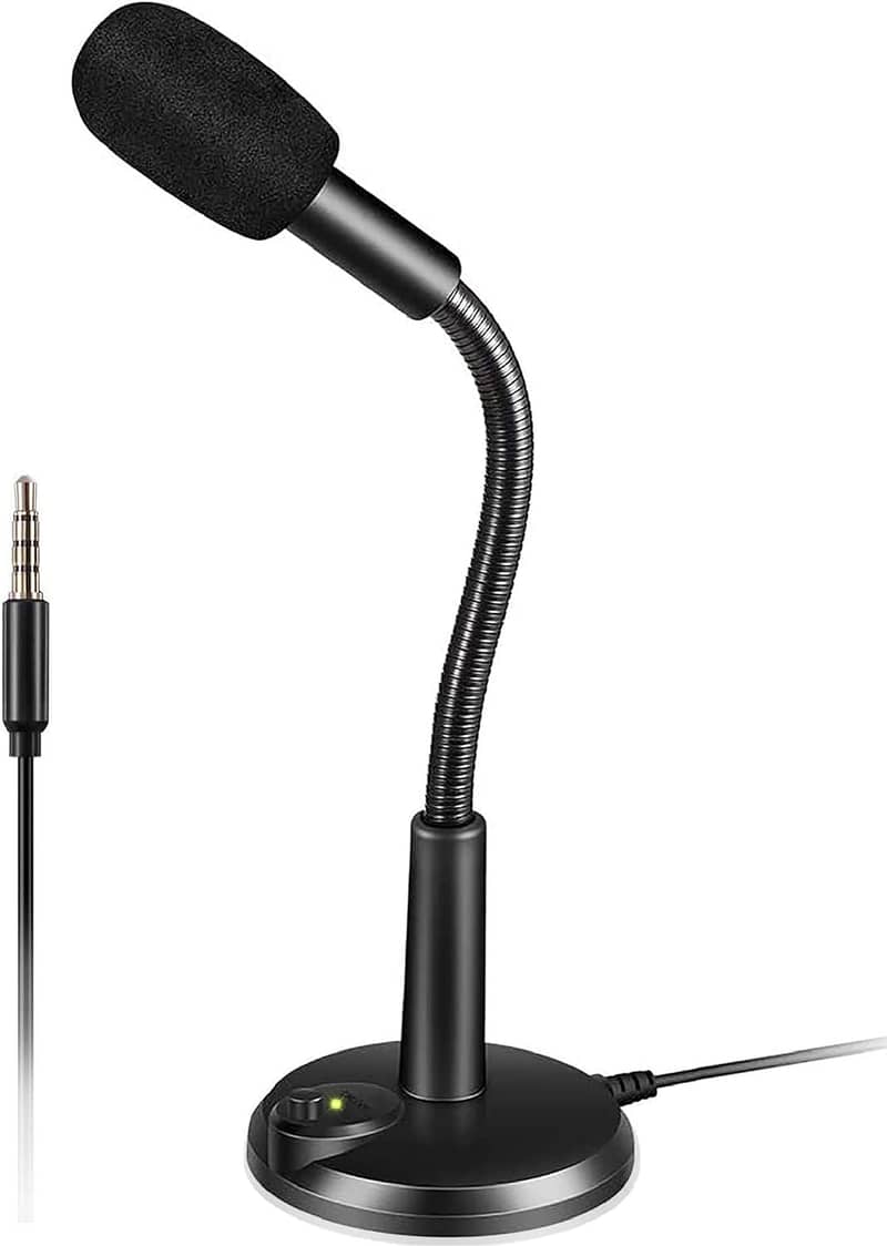 FIFINE USB Lavalier Microphone,Cardioid Condenser with Sound Card 1