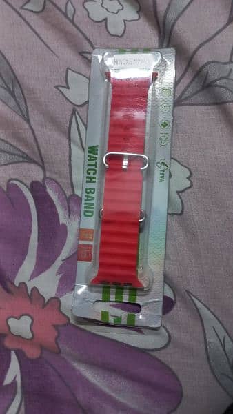 apple watch strap red color 0