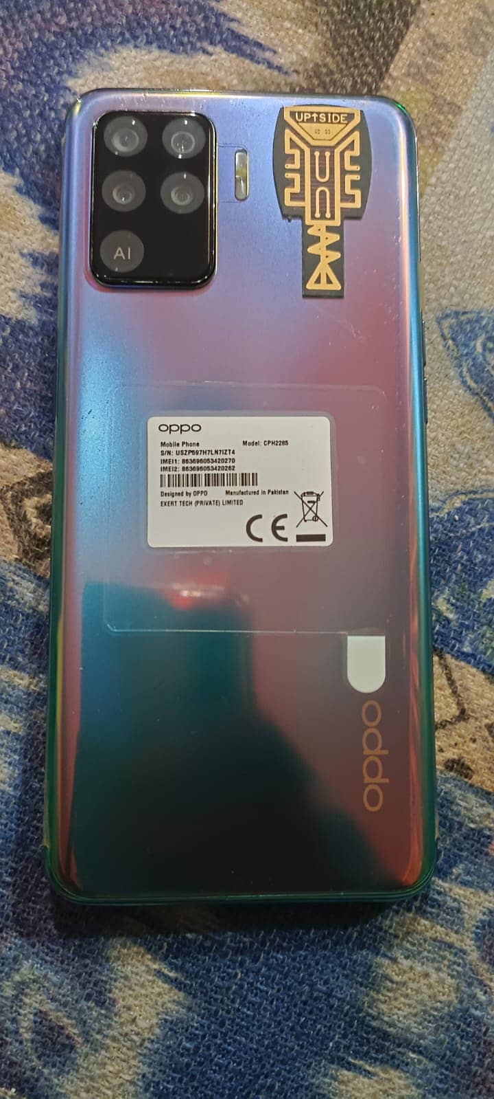 Oppo F19 pro 8+8 /128gb PTA approved 3