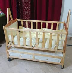 Baby Cot | baby wooden cot | baby cradle | baby bed | baby swing cot