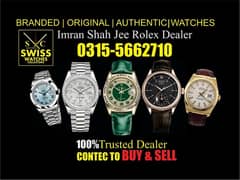 Rolex Delaer here we Buy original watches Rolex Omega Cartier Rado