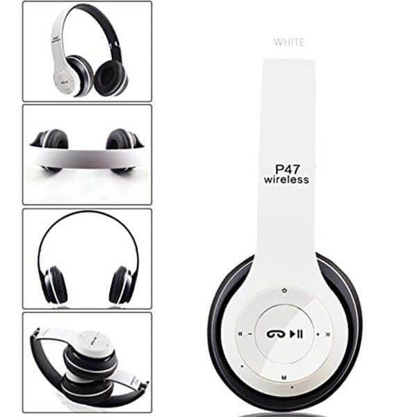 P47 wireless headphones. 9