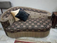 7 seater sofa set for sale black and gold 0
