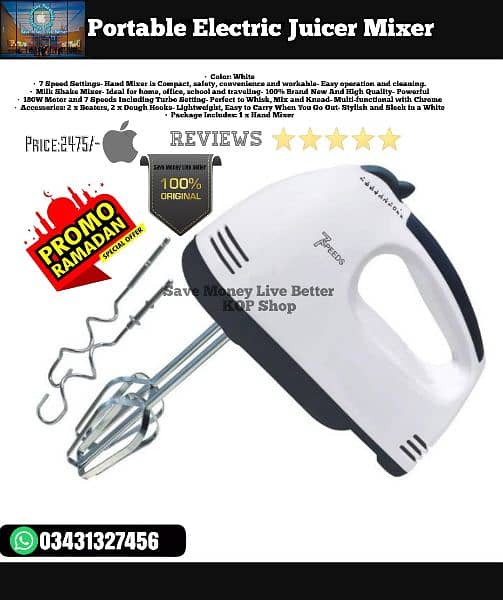 "Compact Portable Electric Juicer Mixer: Blend Anywhere, Anytime!" 0