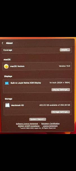 MacBook M1 Pro 2021 16GB 512GB 14.2" Display MKGP3LL/A With Box 15