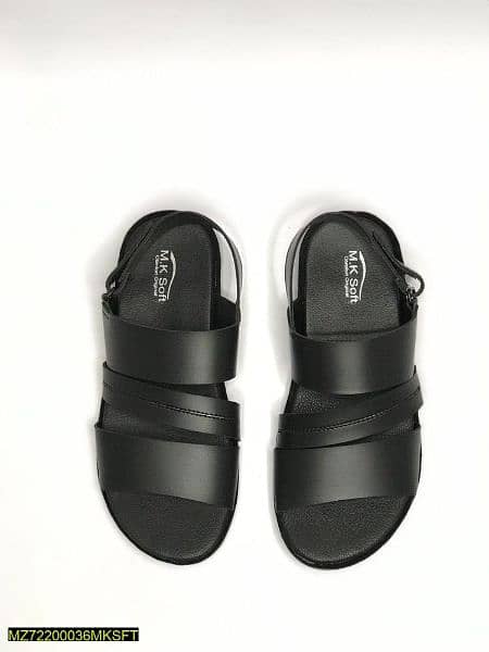 M. k soft - men's synthetic materail sandls R- 016, black 2