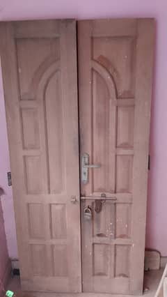 2 side wooden door available.