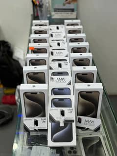 IPhone 15 Pro/Factory Unlock/Box Pack/All Colors/All Storage