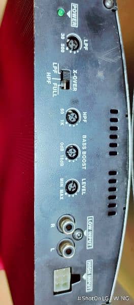 NS-700 2 channel VARIABLE HPF-LPF BASS BOOSi car amplifier madeinKorea 4
