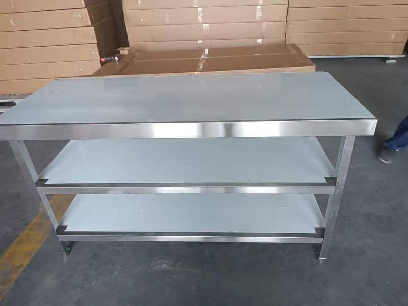 New Working Tables For sale / Breading Tables / Storage Table Price 3