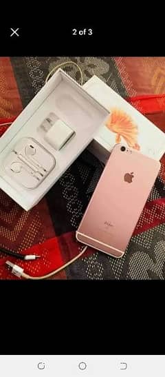 iPhone 6s Stroge 64 GB PTA approved 0324=4025=911 my WhatsApp