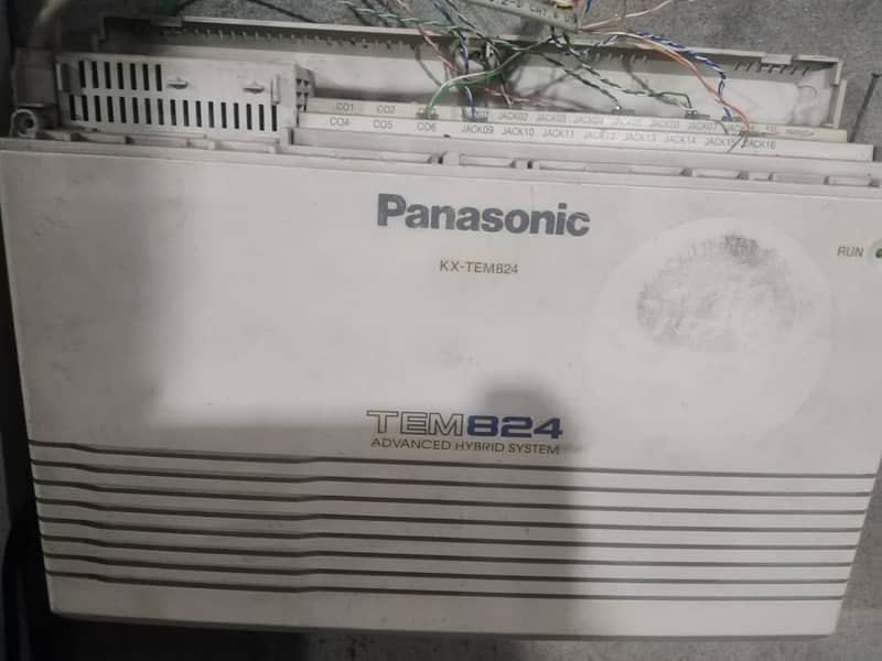 Telephone Exchange Panasonic KX-TEM 824 used 0