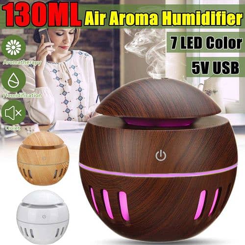 Essential Oil Diffuser With LED Night Light, Ultrasonic Aromatherapy H 4