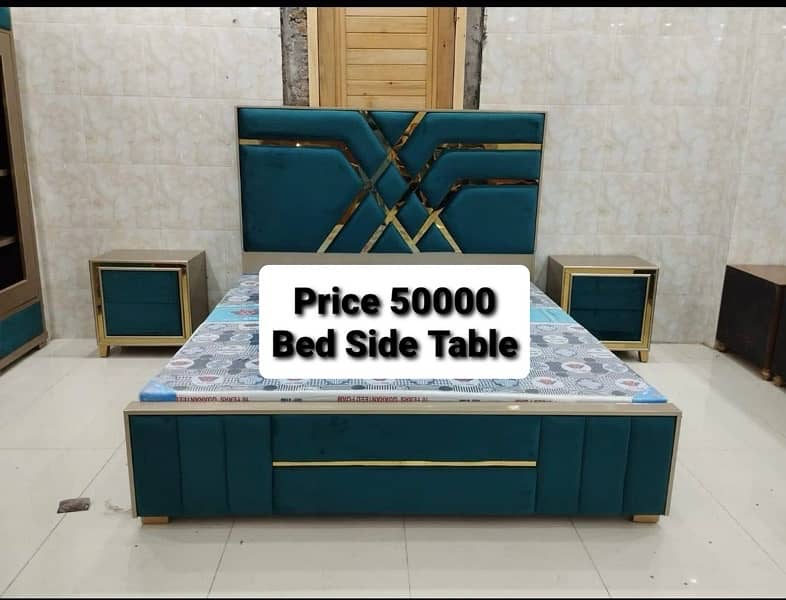 Double bed, king size different design, good quality low price 0