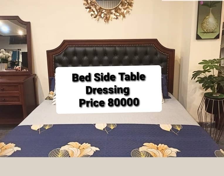 branded bedset/new style bed/side table/poshish bed 1