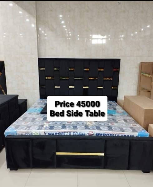 Double bed, king size different design, good quality low price 11