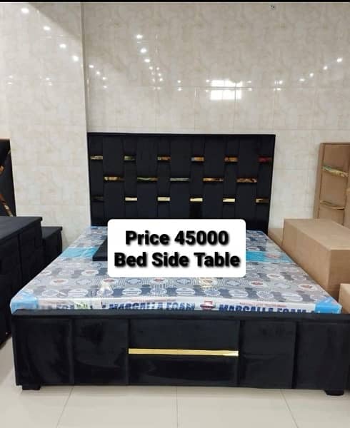 branded bedset/new style bed/side table/poshish bed 11