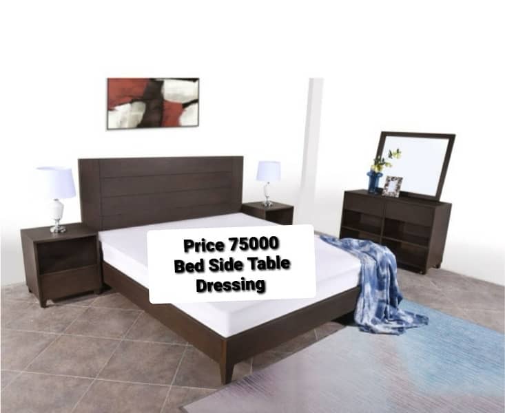 Double bed, king size different design, good quality low price 14