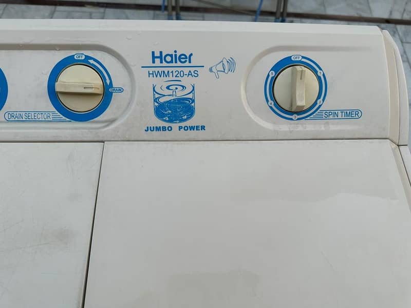 Haier twin tub 12 kg washer + dryer 8