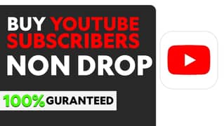 Buy Youtube Subscribers Non Drop ( 100% Guarantee )
