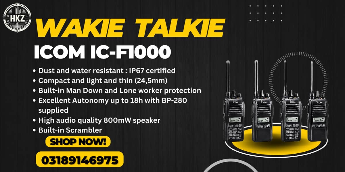 Walkie Talkie | Wireless Set Official icom /Two Way Radio 0