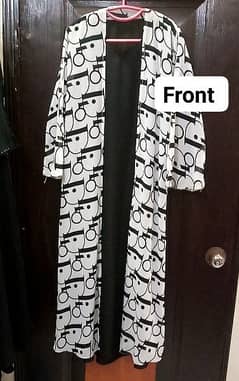 maxi with coat style abaya