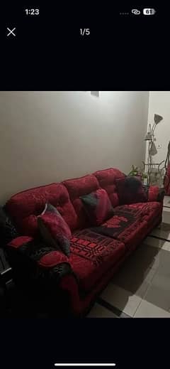 3 seater sofa with 2 single single sofa